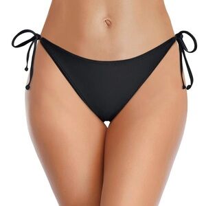 Bikini Bottoms for Women String Bathing Suit Bottom with Moderate